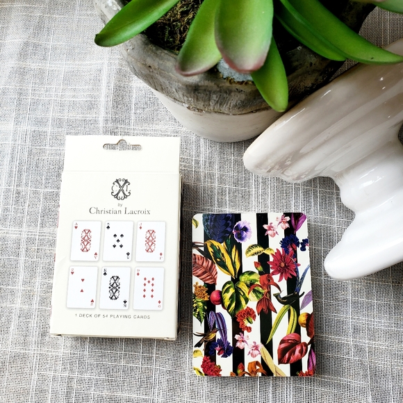 Christian Lacroix Galison Tropical Poker Sealed Playing Cards - Picture 2 of 3
